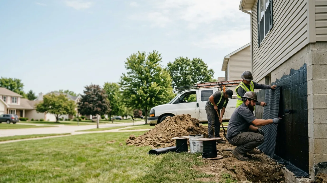 Basement Waterproofing in Sciota, IL near me